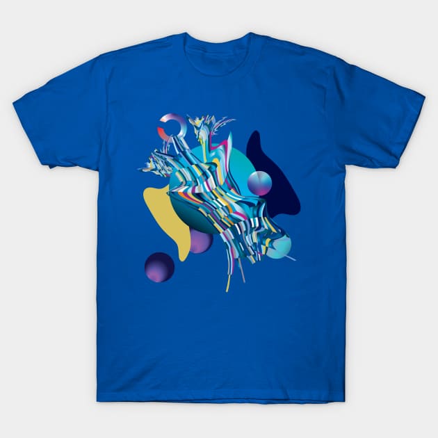 Undiscovered planet, planet X abstract illustration T-Shirt by IngaDesign